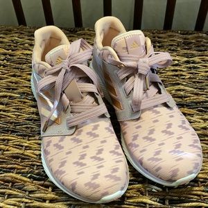 EUC Adidas Edge Lux Pale Pink/Lavender with Rose Gold | Women’s Sneaker size 8.5